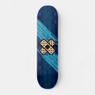 Digital Band Aids Mini Skateboard Bräda 18,5 Cm