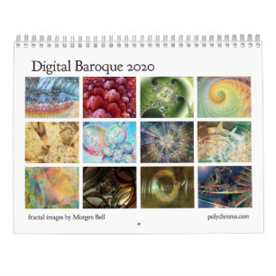 Digital Baroque 2020 Fractal Calendar Kalender