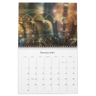 Digital Baroque 2021 Fractal Kalender