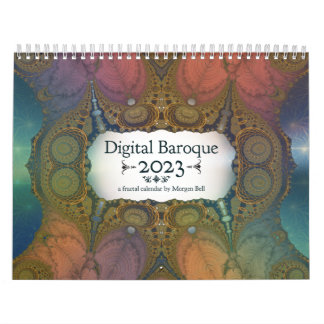 Digital Baroque 2023 Fractal Calendar Kalender