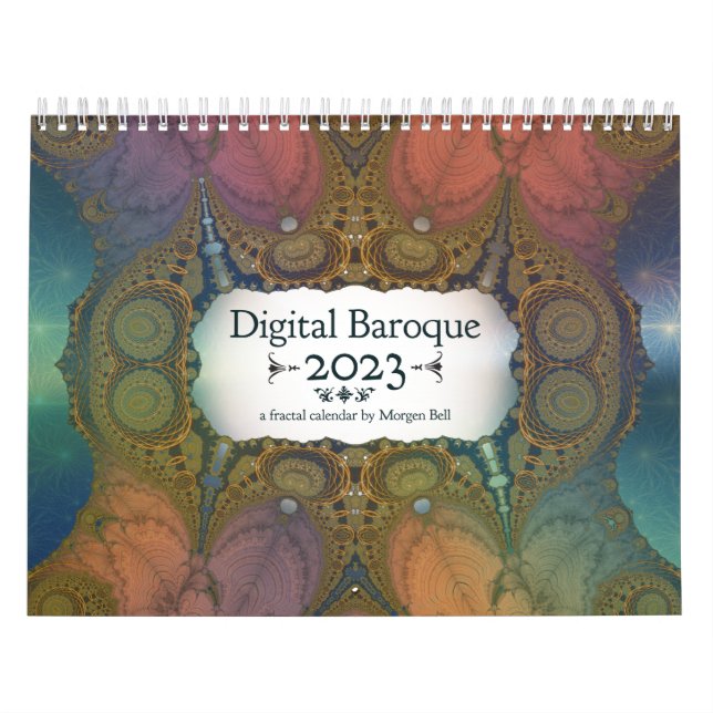 Digital Baroque 2023 Fractal Calendar Kalender (Omslag)
