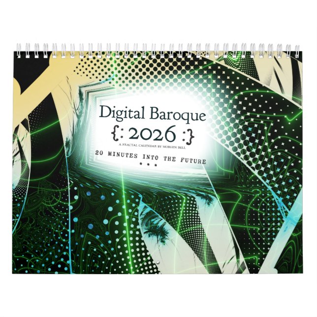 Digital Baroque 2026 Calendar Kalender (Omslag)
