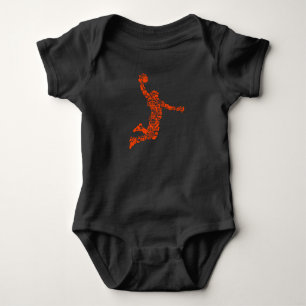 Digital Basketboll Dunk Slam Sport T Shirt