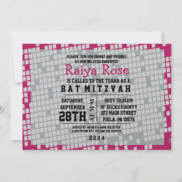 DIGITAL Bat mitzvah INBJUDAN TILL GRUPPSPELARE