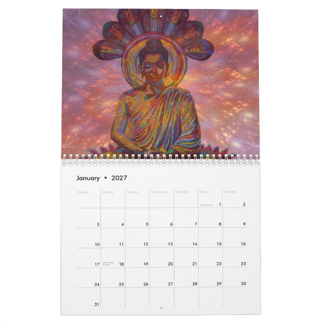 digital bilderkalender för karmym kalender (Jan 2027)