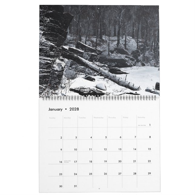 Digital Blasfemy 2025-väggskalender Kalender (Jan 2028)