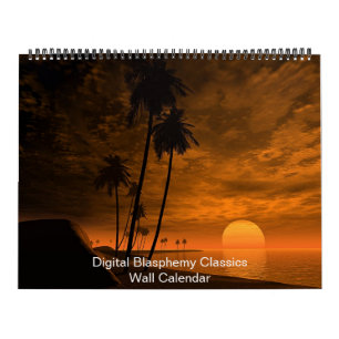 Digital Blasfemy Classiy Wall Calendar Kalender