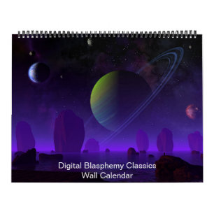 Digital Blasfemy Classiy Wall Calendar Kalender