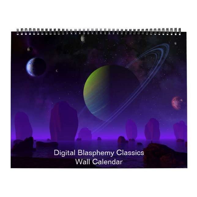 Digital Blasfemy Classiy Wall Calendar Kalender (Omslag)