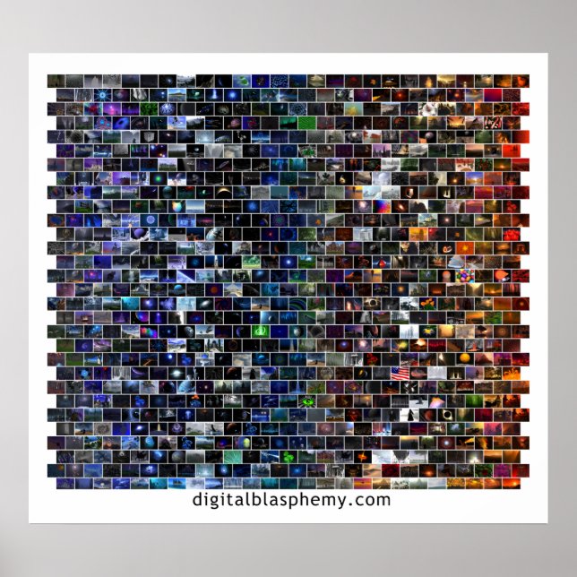 Digital Blasphemy Spectrum Mosaic Poster (Framsidan)