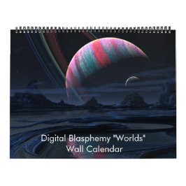 Digital Blasphemy "Worlds" Wall Calendar Kalender