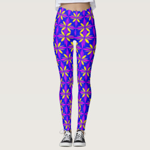 Digital Blommigt och grafisk design Leggings