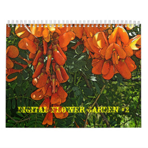 Digital Blomsterträdgård för kalender #2