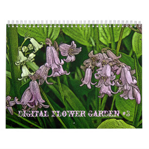 Digital Blomsterträdgård för kalender #3