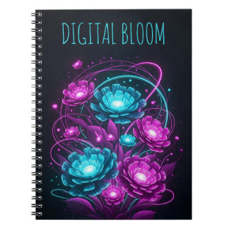 Digital Bloom Anteckningsbok