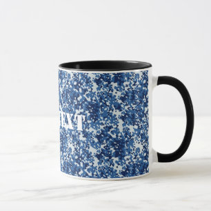 Digital Blue Military Mönster Mugg