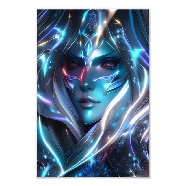 Digital Bluer Fototryck (Framsidan)