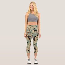 Digital Camo – Tan-Grün Mindre kamouflagemönster