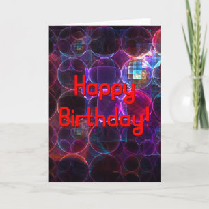 Digital Cavitation Birthday Kort