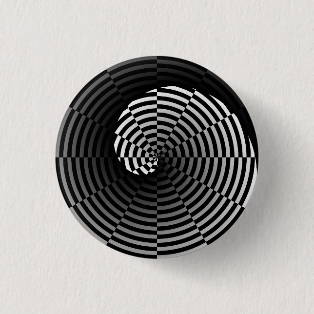 Digital Checker Yin Yang av Kenneth Yoncich Knapp (Framsida)