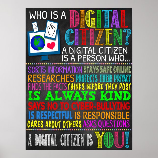 Digital Citizen Classroom Poster (Framsidan)