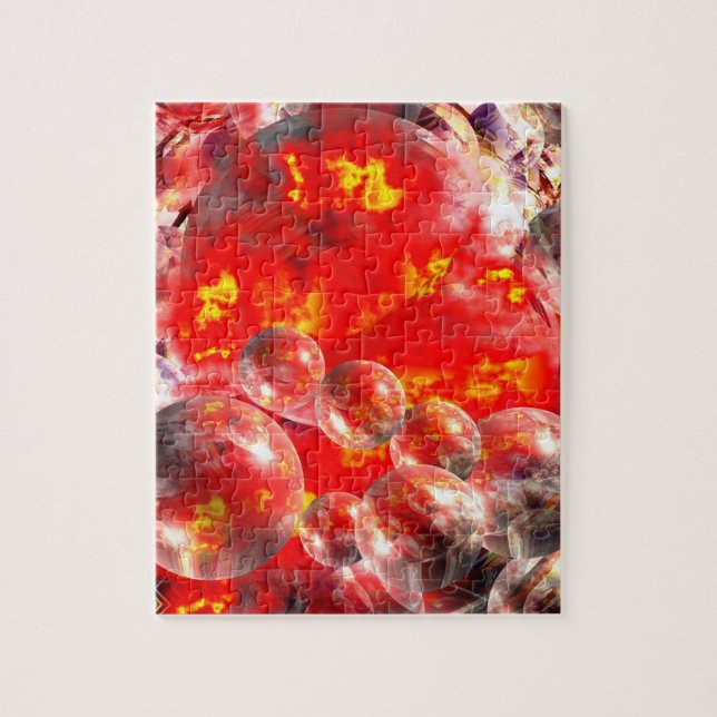 Digital Computer Art Abstrakt Modern Kreativ Pussel (Vertikal)