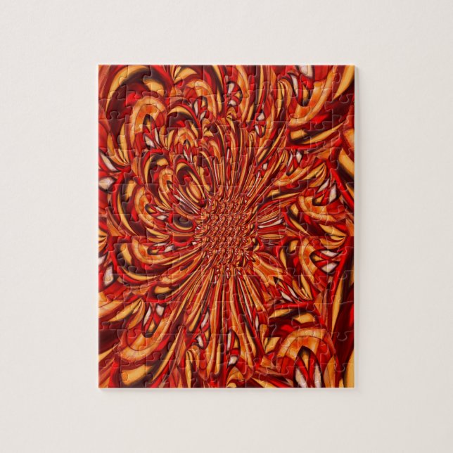 Digital Computer Art Abstrakt - Modern svårighet Pussel (Vertikal)