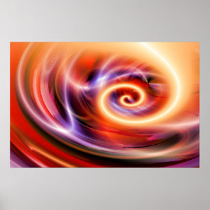 Digital Computer Art Poster - Abstrakt Art-utskrif