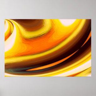 Digital Computer Painting Abstrakt Poster Skriv ut
