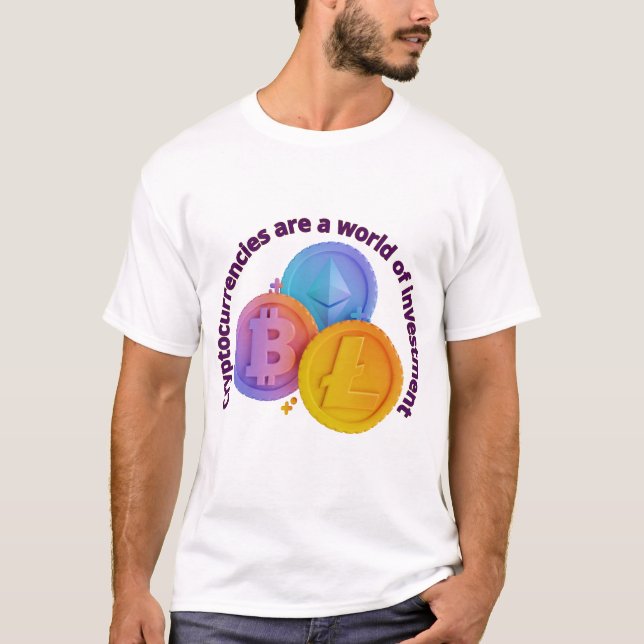 Digital Currency Enthusiast T Shirt (Framsida)