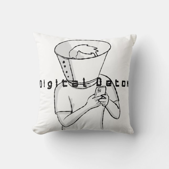 Digital detox-behandling kudde (Framsida)