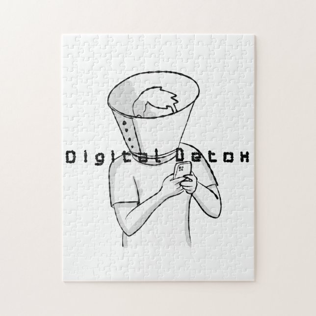 Digital detox-behandling pussel (Vertikal)