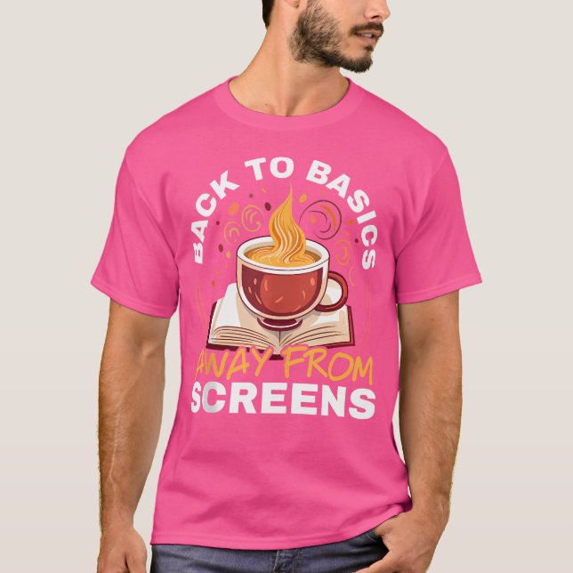 Digital Detox Mobile Mobil Fasting Go Offline Inte T Shirt (Framsida)