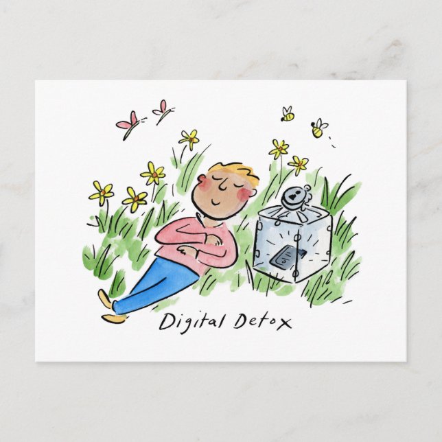 Digital Detox Vykort (Framsida)