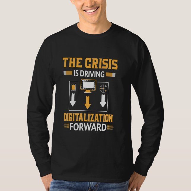 Digital digitaldigitalomvandling t shirt (Framsida)