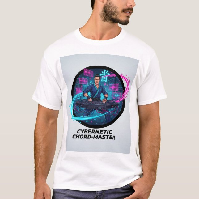 "Digital Dojo DJ Tee" T Shirt (Framsida)