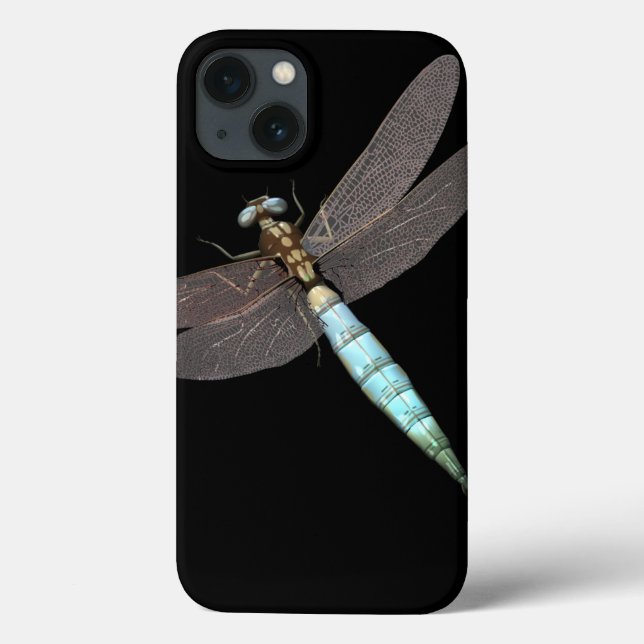 Digital Dragonfly nära svart (Baksida)