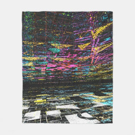 Digital Dreams of Color Fleecefilt