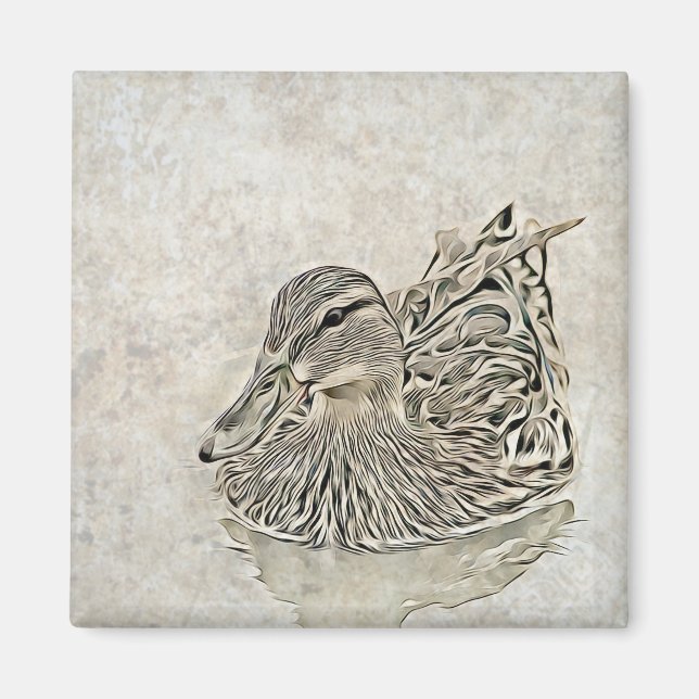 Digital Duck Art Magnet (Framsidan)