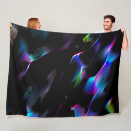 Digital dyes-färgad med mörk blått dominans fleecefilt