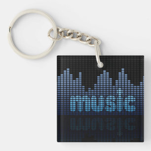 Digital Equalizer Music Wave Wall
