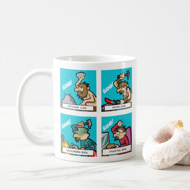 Digital Evolution 2 Kaffemugg (Med munk)
