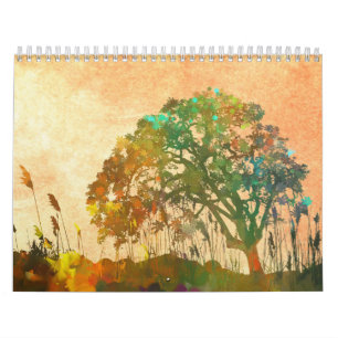 Digital Fantasy Abstrakt Painting Art 2025 Kalender