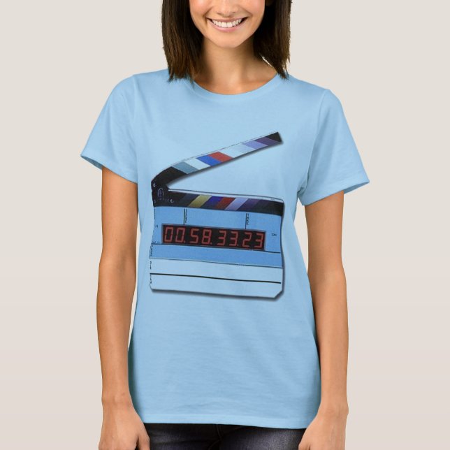 digital_film_slate ut ur ingenstans filmar t-shirt (Framsida)