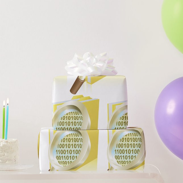 Digital filsökning i binär datamätning genom först presentpapper (Skapare uppladdad)