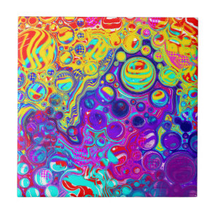 Digital Fluid Art för modern Abstrakt Kakelplatta