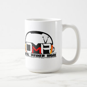 Digital förödelse radiosände dubbellogotypmugge kaffemugg