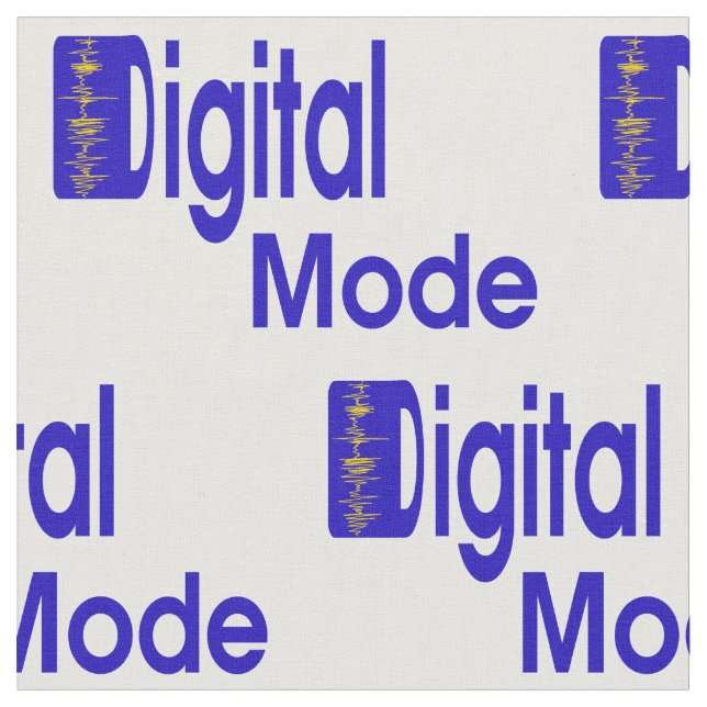 Digital funktionslägeskinka radiosände materiellt tyg (Närbild)