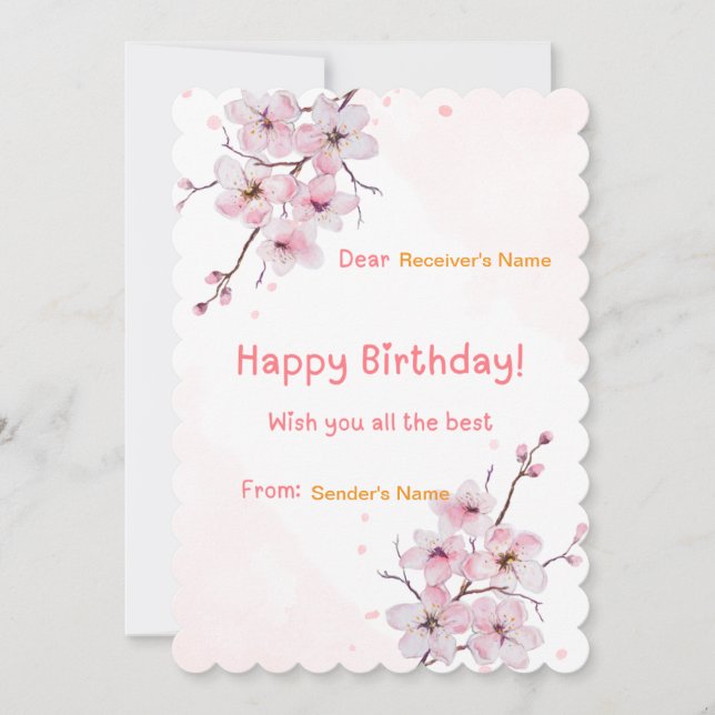 Digital Greeting Card för Anpassningsbar i Grattis Julkort (Framsida)