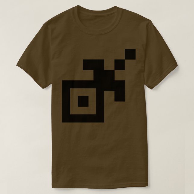 Digital Guld-symbol T Shirt (Design framsida)